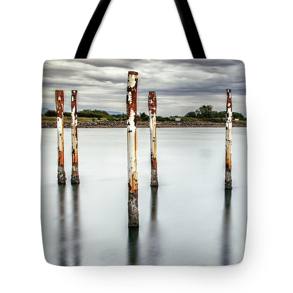 Long Exposure Tote Bag featuring the photograph Left Behind by Tony Locke