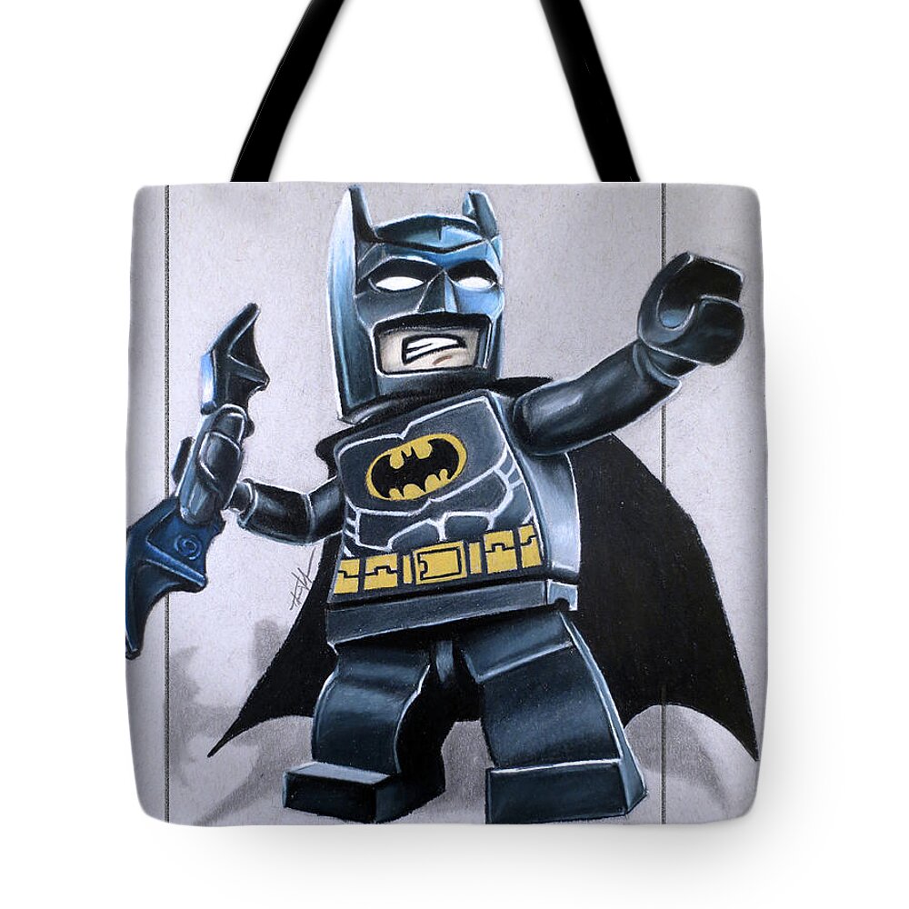 Lego Batman Tote Bag by Thomas Volpe - Pixels