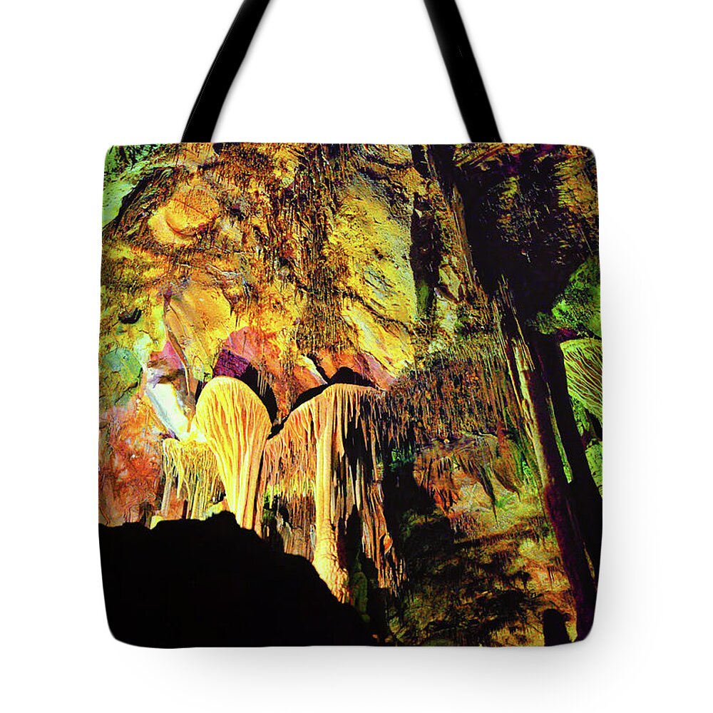Lehman Caves Tote Bag featuring the photograph Lehman Caves Grand Palace by Greg Norrell