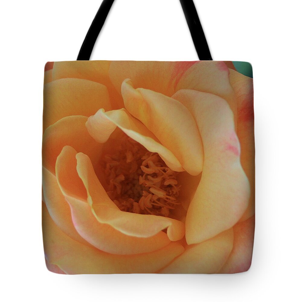 Lemon Tote Bag featuring the photograph Lemon Blush Rose by Marna Edwards Flavell