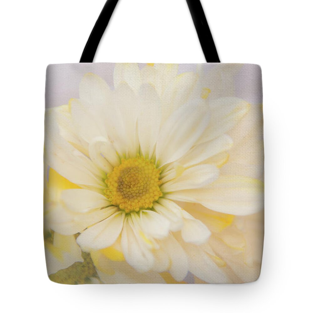  Daisy Tote Bag featuring the photograph Lemon Sunshine by Pamela Williams