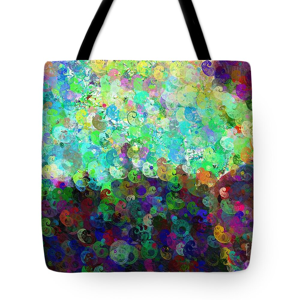 Release Tote Bag featuring the digital art Letting Go by Katherine Erickson