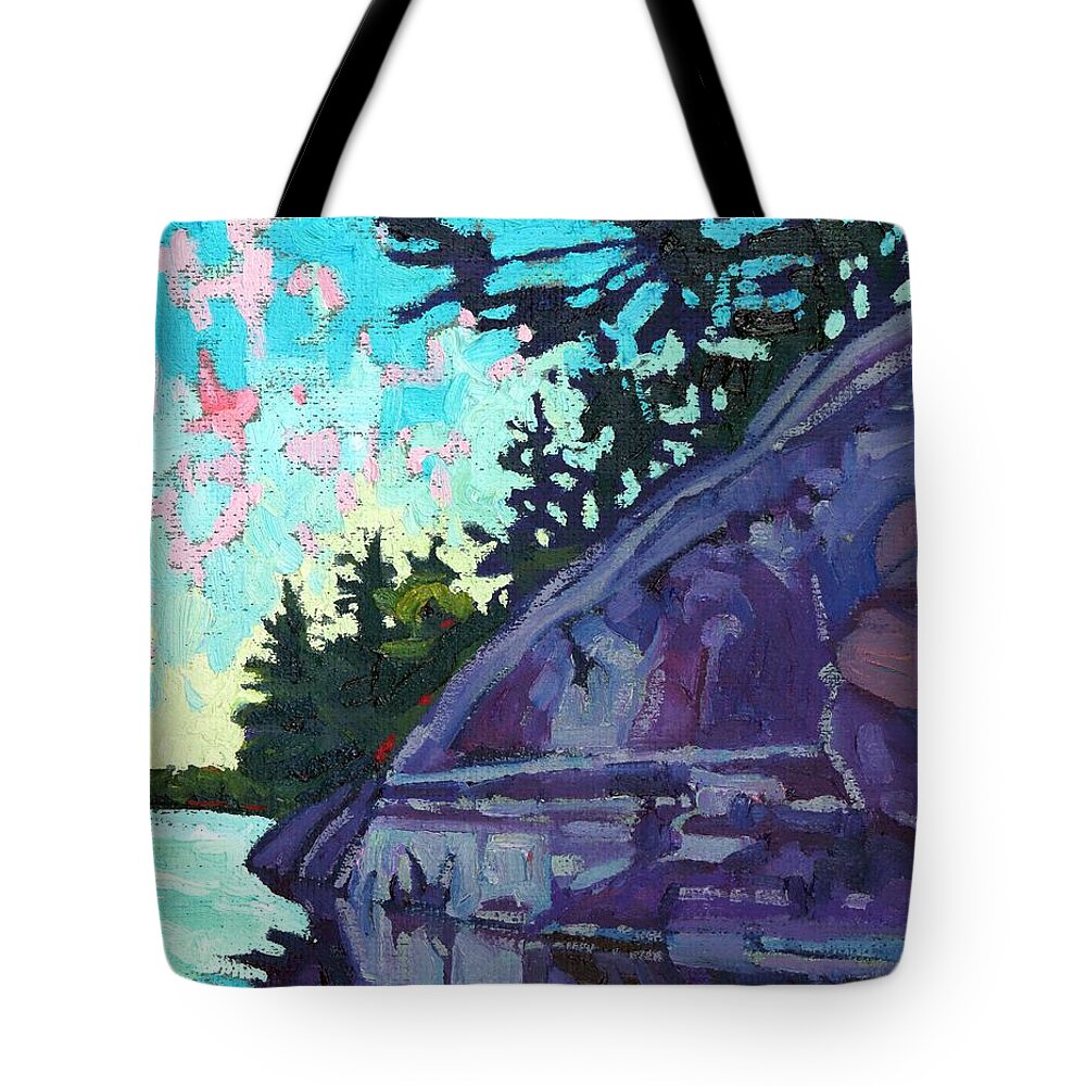 Morning Tote Bag featuring the painting Levels by Phil Chadwick