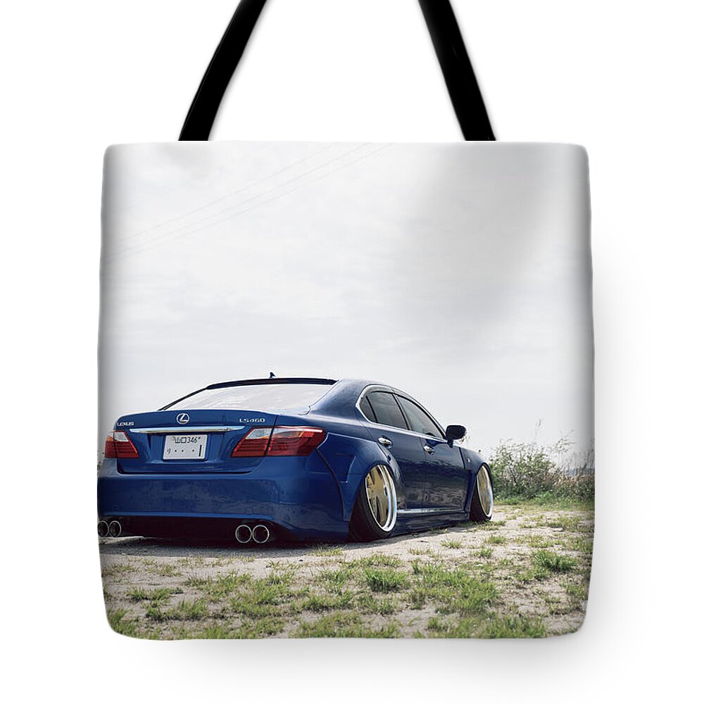 Lexus Ls460 Tote Bag featuring the photograph Lexus LS460 by Jackie Russo