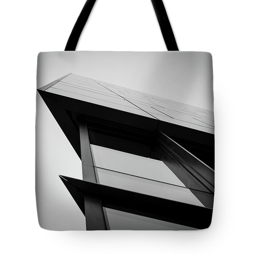 Building Tote Bag featuring the photograph Liberty Global by Stephen Holst