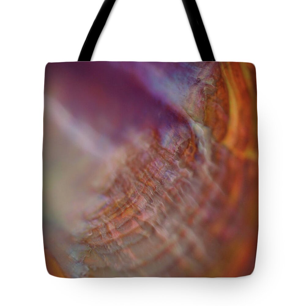 Abstract Tote Bag featuring the photograph Life at Sea by Rona Black
