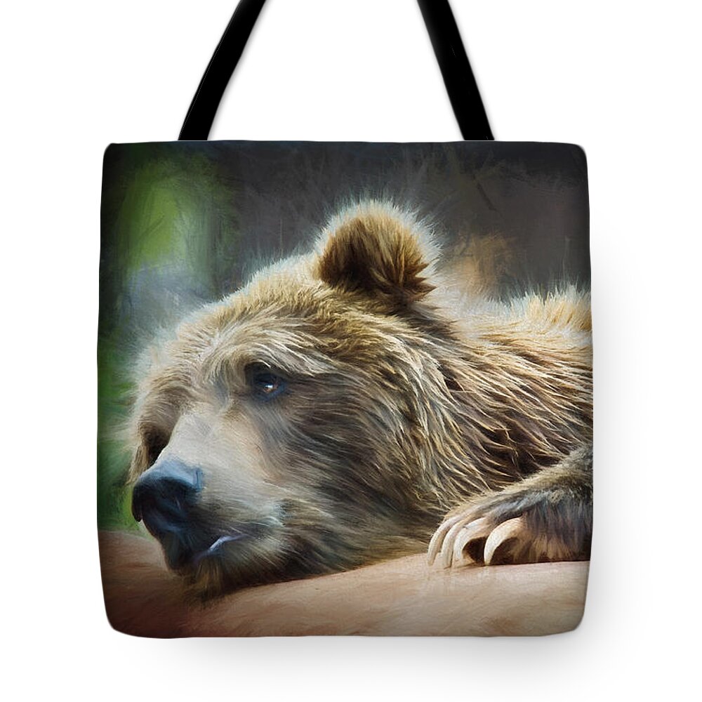 Animal Tote Bag featuring the photograph Life In The City by Lana Trussell