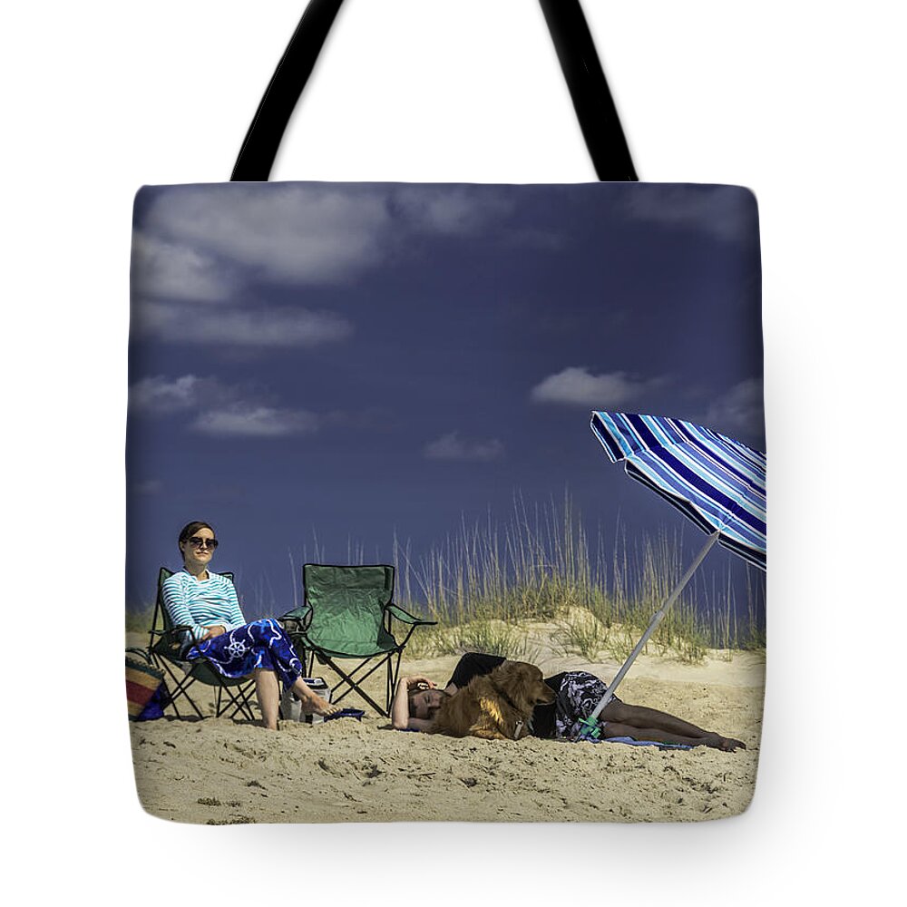 Original Tote Bag featuring the photograph Life is a beach by WAZgriffin Digital