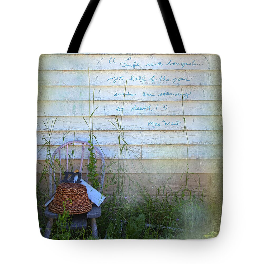 American Tote Bag featuring the photograph Life is a Bouquet by Craig J Satterlee