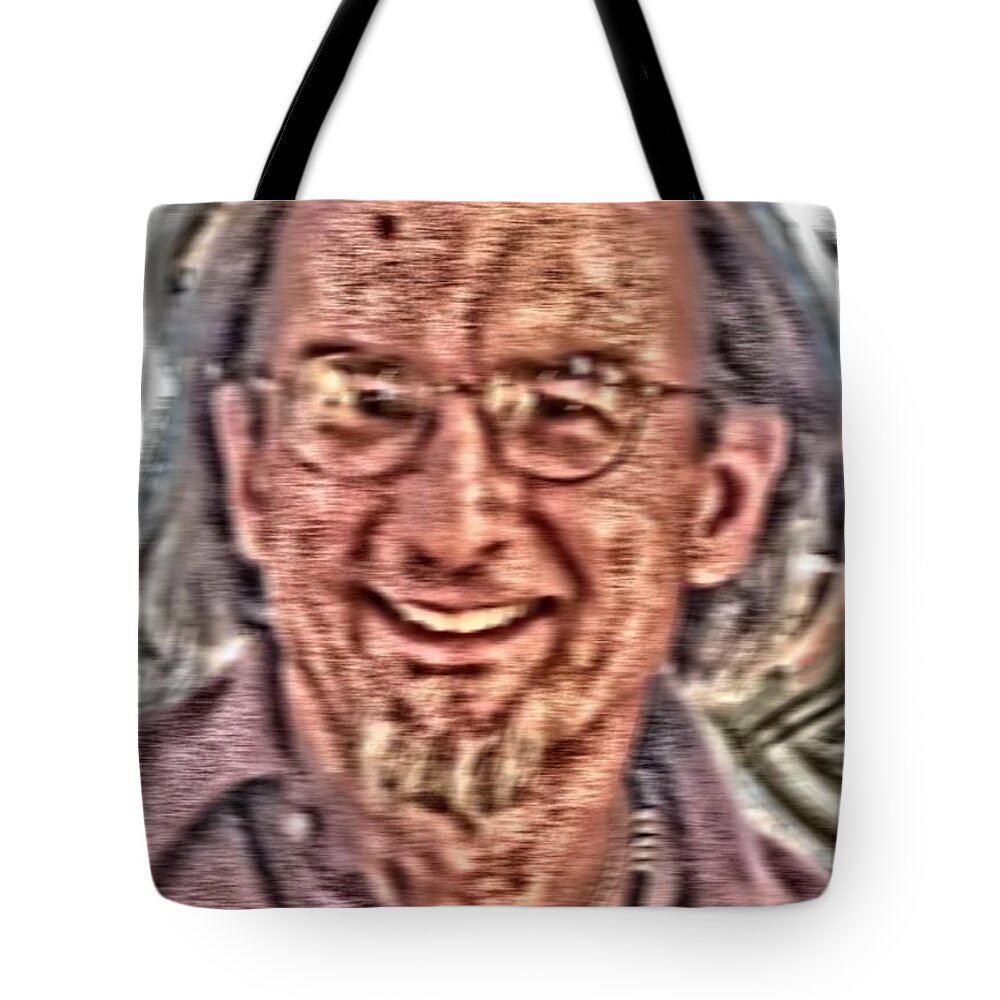 Man Tote Bag featuring the digital art Life Is Good Today by Vincent Green
