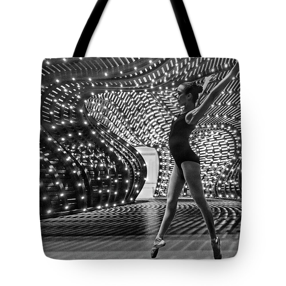 Dance Tote Bag featuring the photograph Light Dance by Alan Raasch