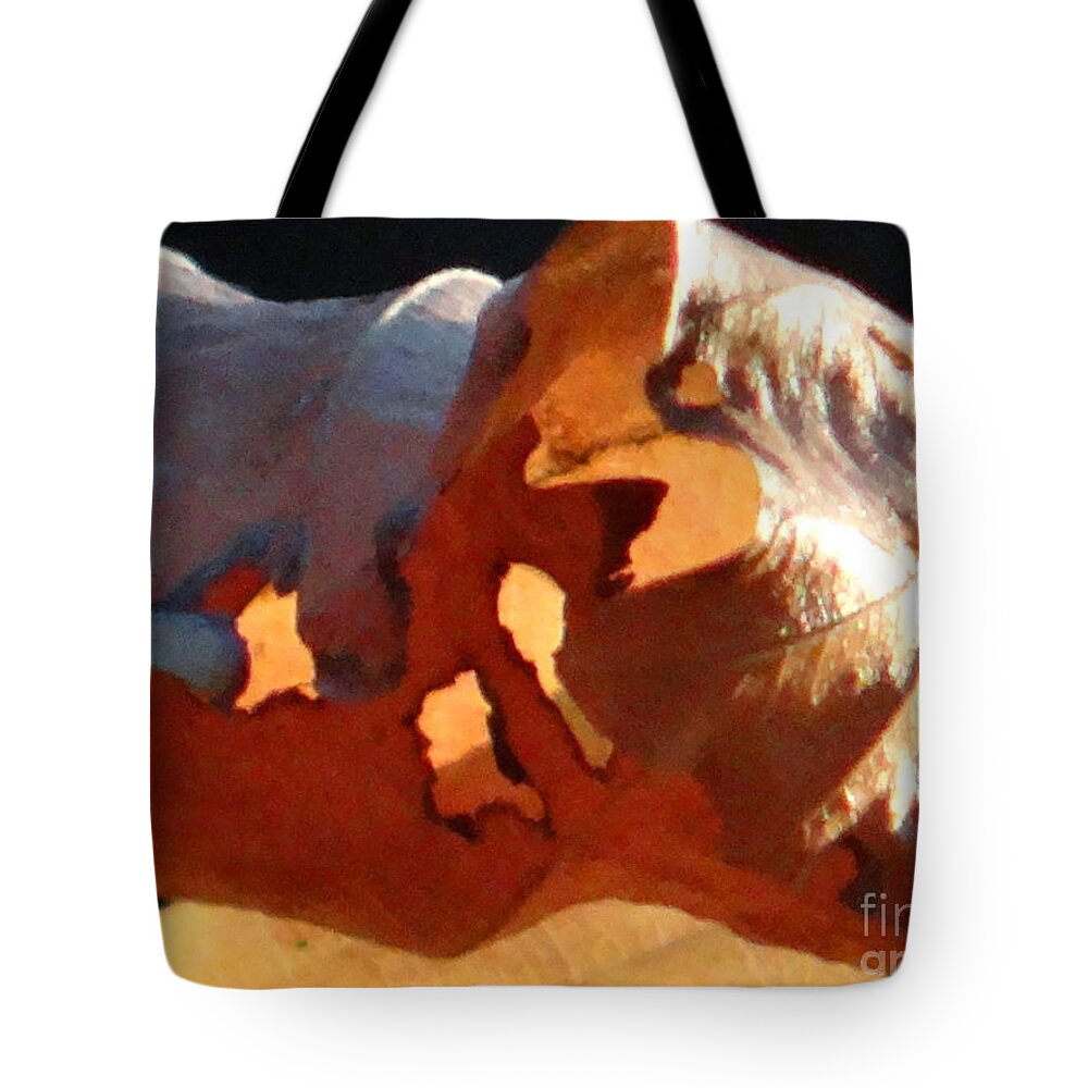 Leaf Tote Bag featuring the photograph Light in the leaves by Karin Ravasio