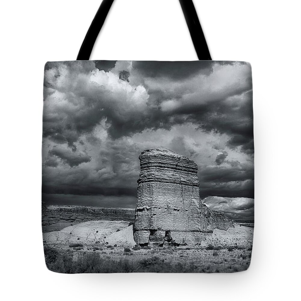 Rock Tote Bag featuring the photograph Light on the Rock by John A Rodriguez