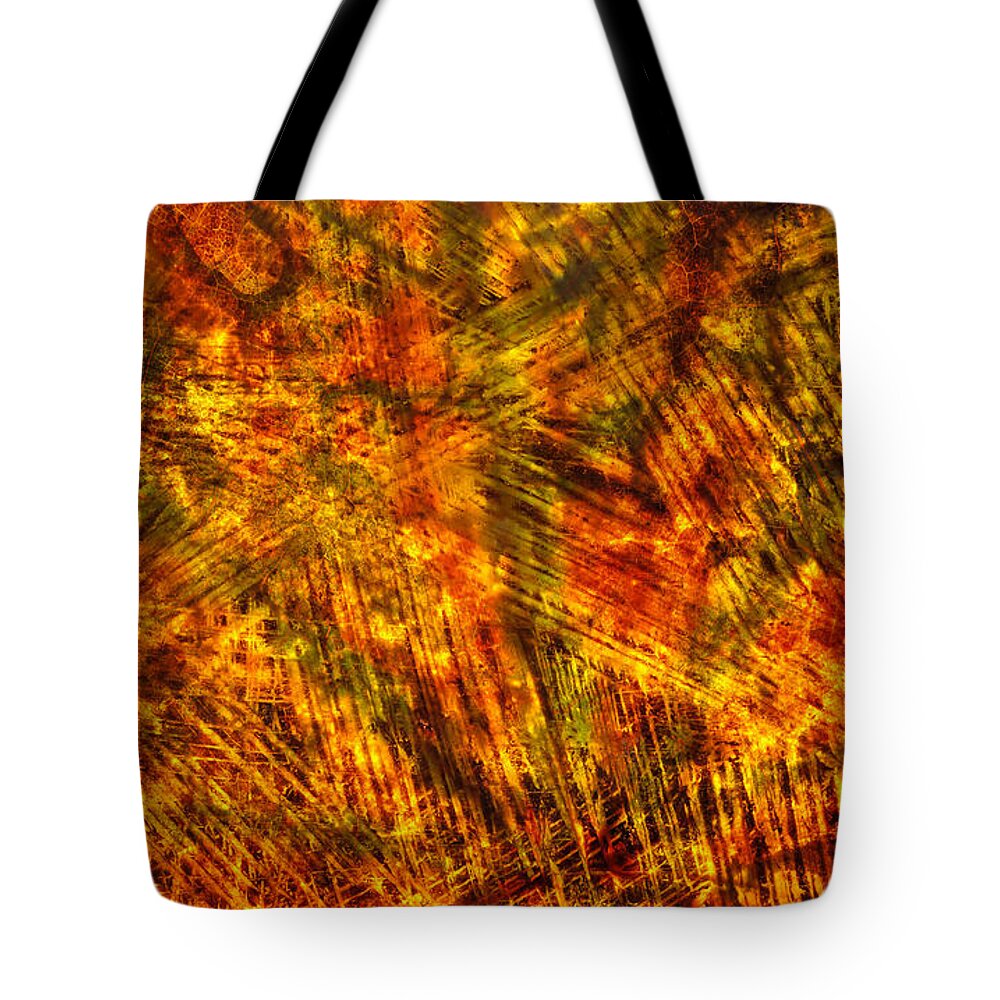 Colorful Tote Bag featuring the mixed media Light Play by Sami Tiainen