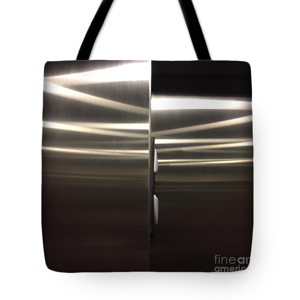 Reflected Light Contrast Patterns Tote Bag featuring the photograph Light Series 1-4 by J Doyne Miller