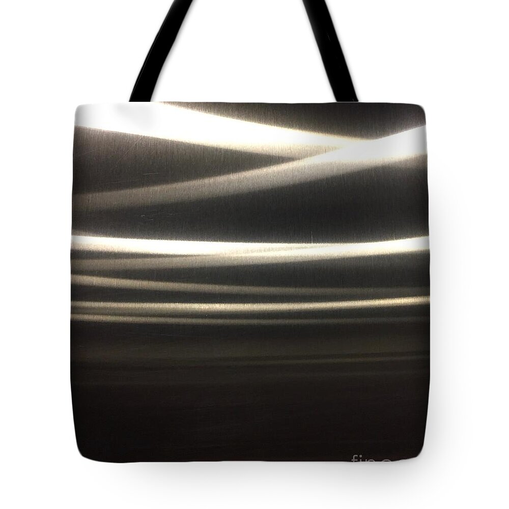 Patterns Reflected Light Contrast Tote Bag featuring the photograph Light Series 1-6 by J Doyne Miller