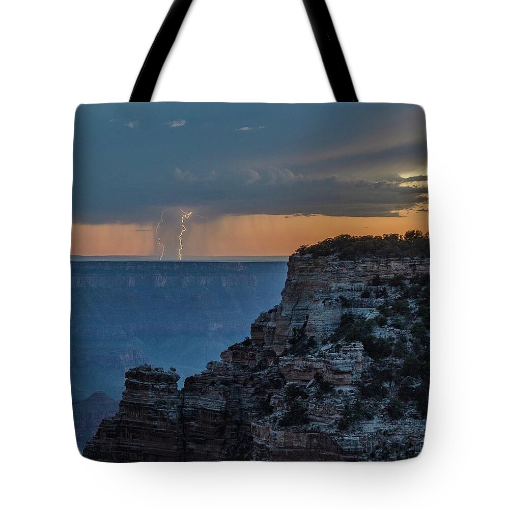 Arizona Tote Bag featuring the photograph Light up the sky by Gaelyn Olmsted