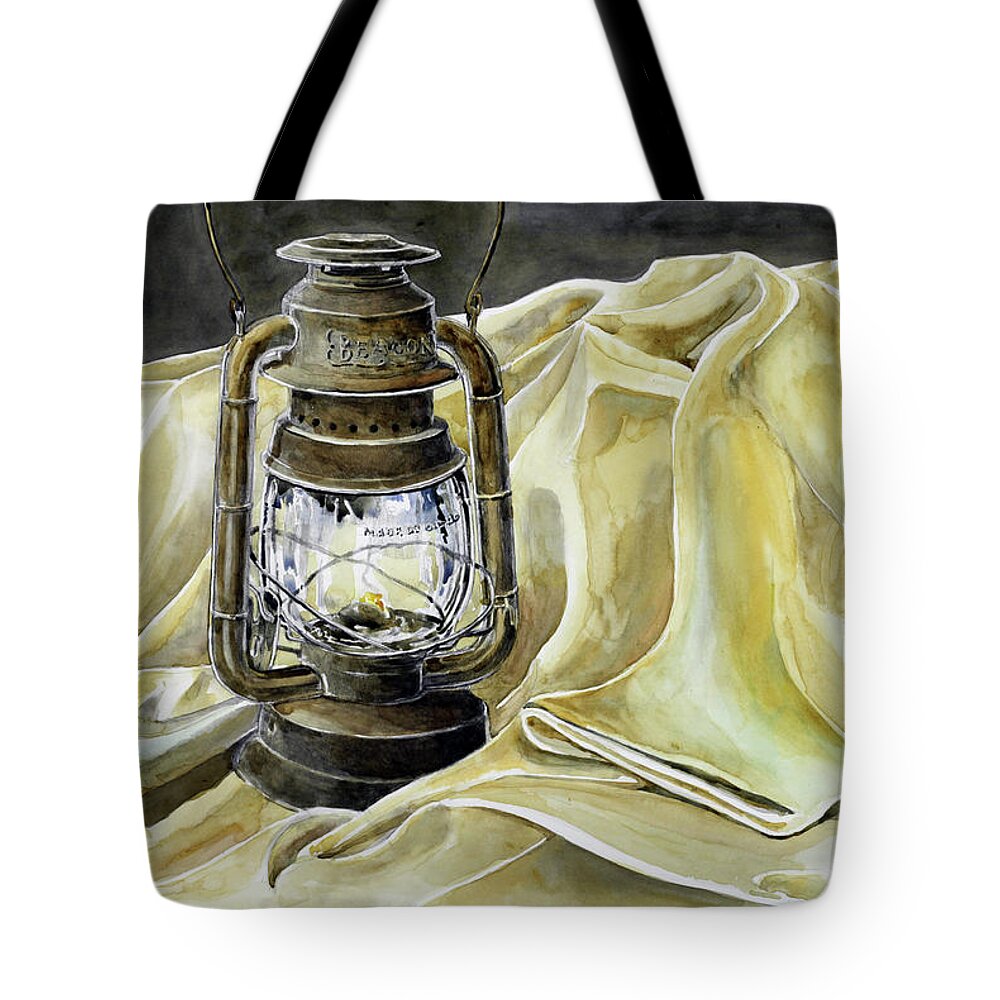 Personal Collectibles Make Good Props. Tote Bag featuring the painting Light Up by William Band