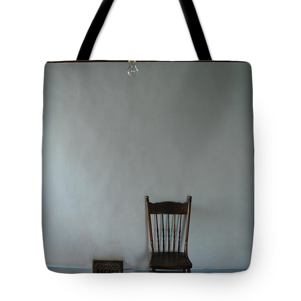 Seat Tote Bag featuring the photograph Lightened Seat by Larysa Luciw