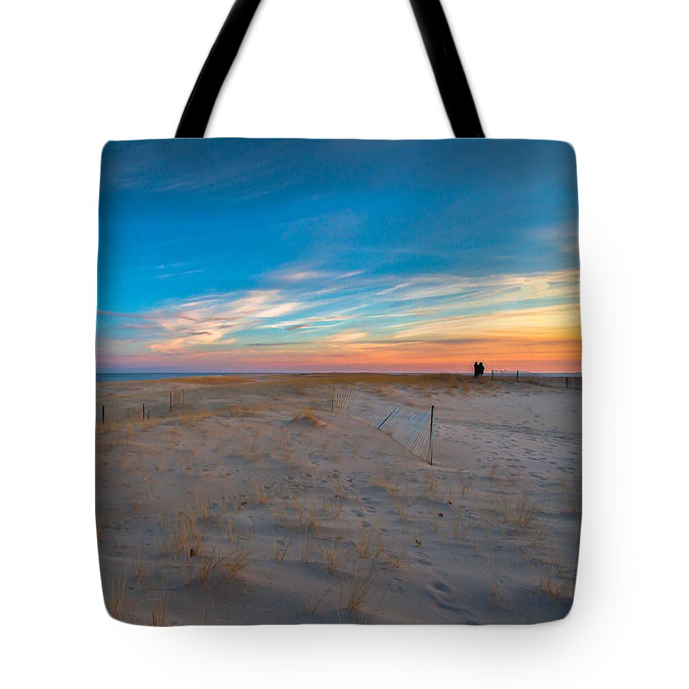 Lighthouse Beach Tote Bag featuring the photograph Lighthouse Beach Chatham by Brian MacLean