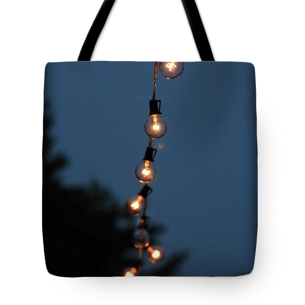 Lights Tote Bag featuring the photograph Lighting The Way by Becca Wilcox
