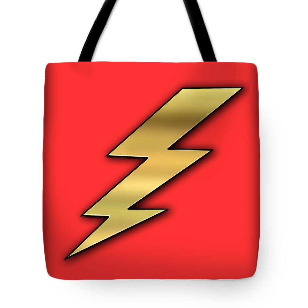 Staley Tote Bag featuring the digital art Lightning Transparent by Chuck Staley