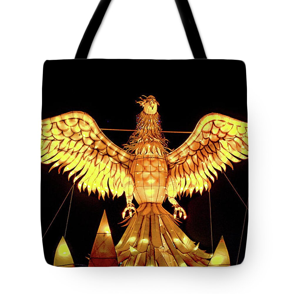 Lights Of The World Tote Bag featuring the photograph Lights of the World Phoenix by C H Apperson