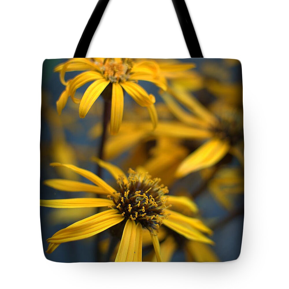 Plant Tote Bag featuring the photograph Ligularia Flowers by Nathan Abbott