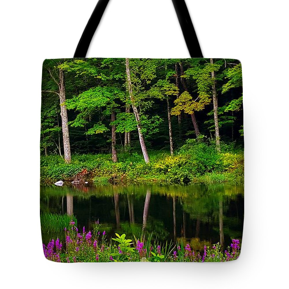 Landscape Tote Bag featuring the photograph Like A Fairy Tale by Dani McEvoy