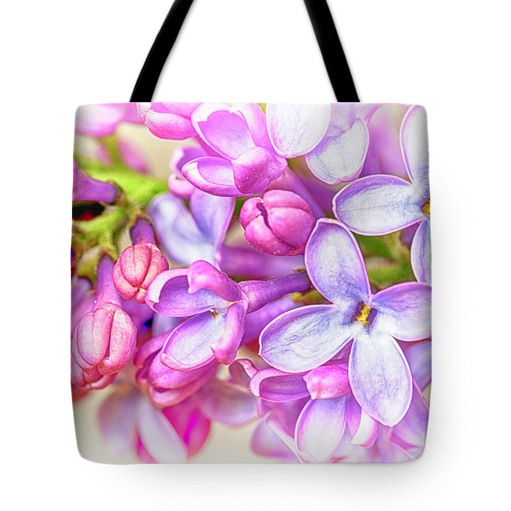 Spring Tote Bag featuring the photograph Lilac Flowers by John Williams