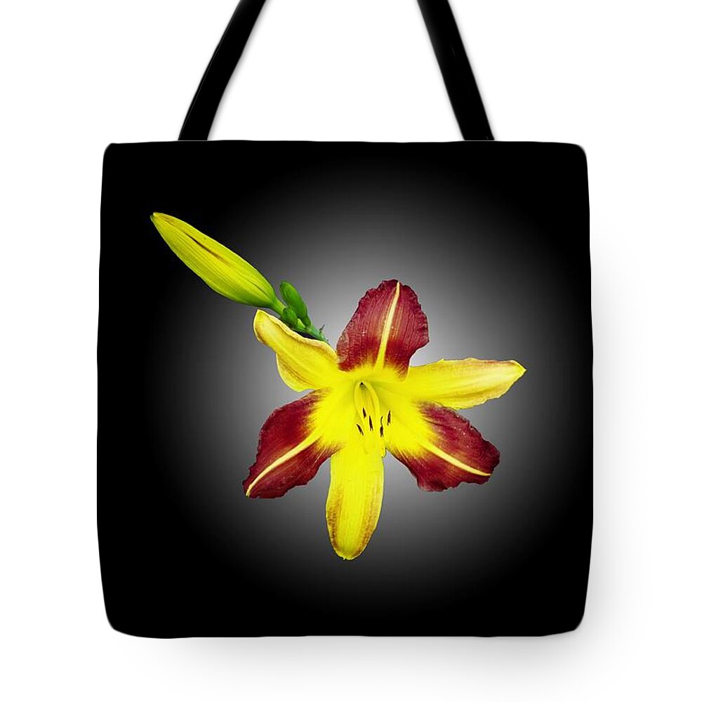Lily And Bud Tote Bag featuring the photograph Lily and Bud by Mike Breau