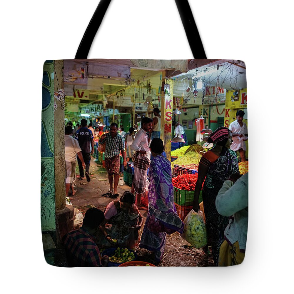 India Tote Bag featuring the photograph Limes For Sale by Mike Reid