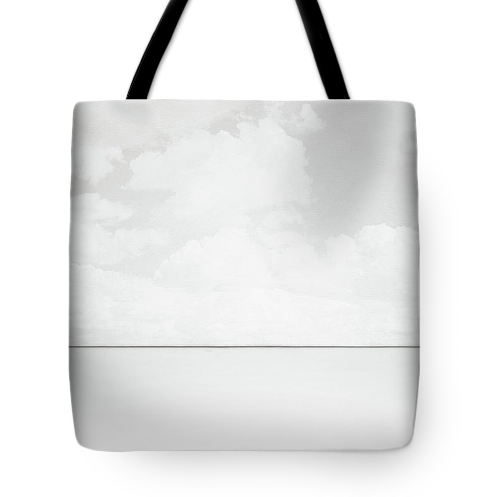 Horizon Tote Bag featuring the photograph Line of Sight by Scott Norris