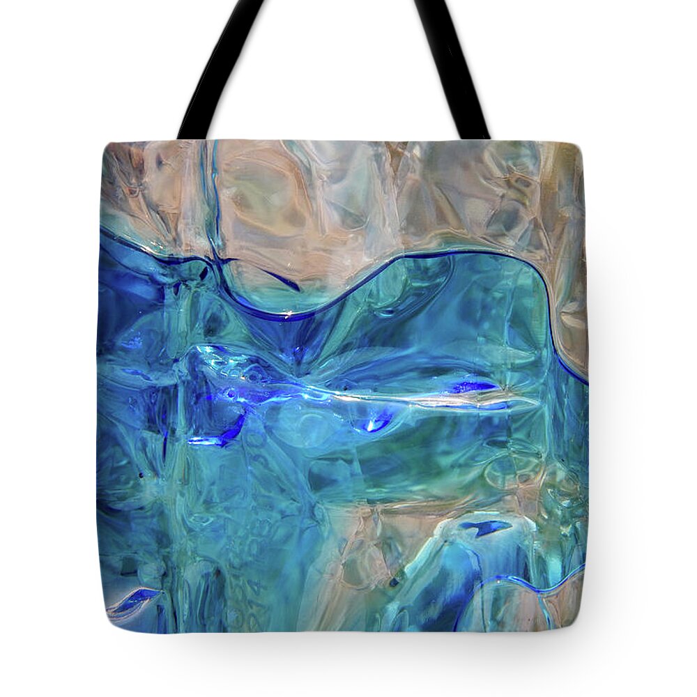 Art Tote Bag featuring the photograph Liquid Abstract #0060 by Barbara Tristan