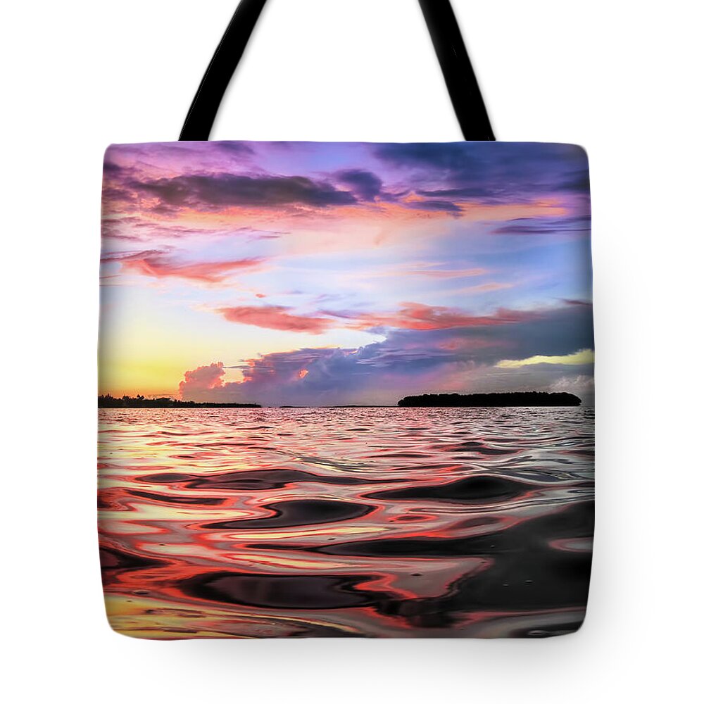 9/7/13 Tote Bag featuring the photograph Liquid Red by Louise Lindsay