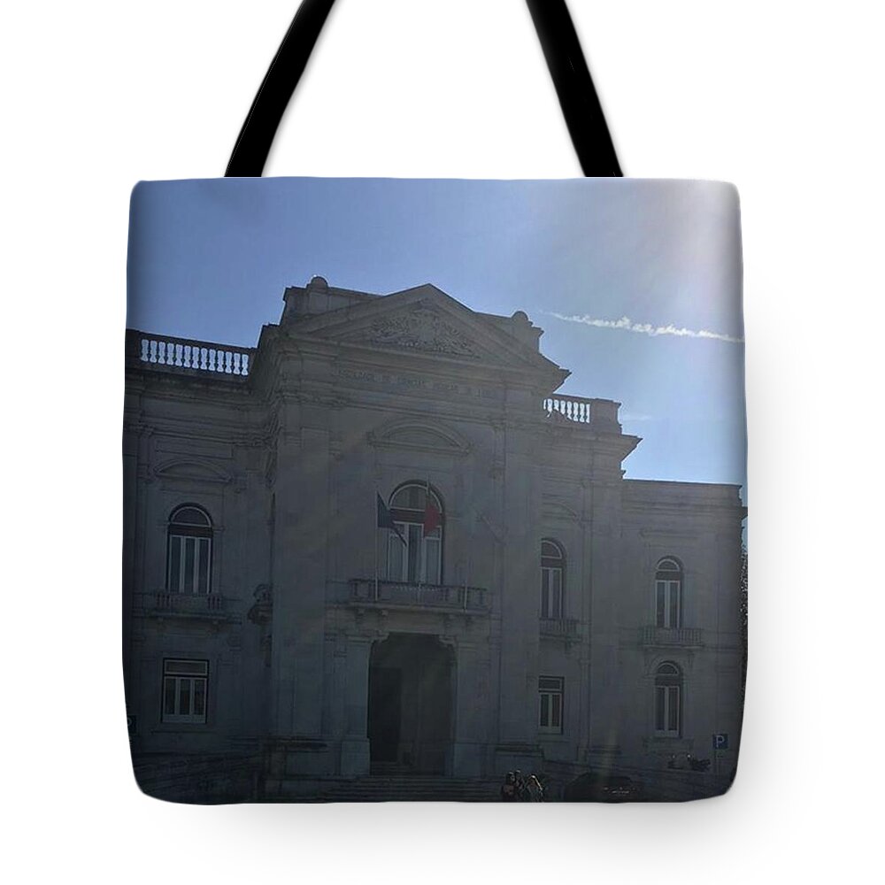 Ig_portugal Tote Bag featuring the photograph Lisbon - University by Dannise Masiglat
