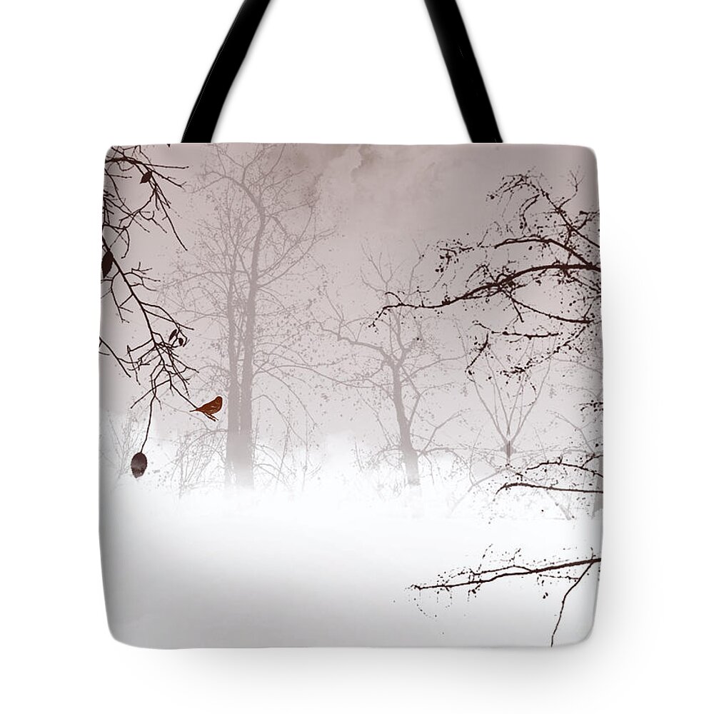 Trilby Cole Tote Bag featuring the painting Listening by Trilby Cole