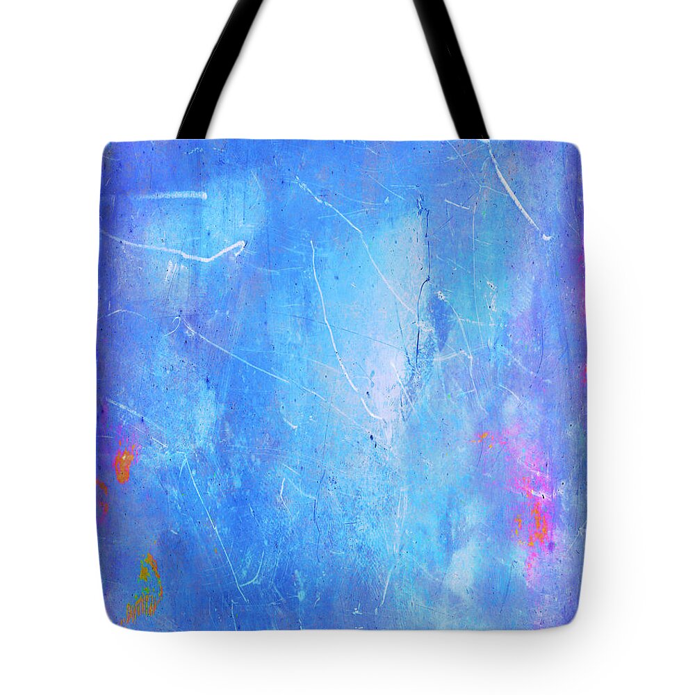 Blue Tote Bag featuring the painting Little Boy Blue by Julie Niemela