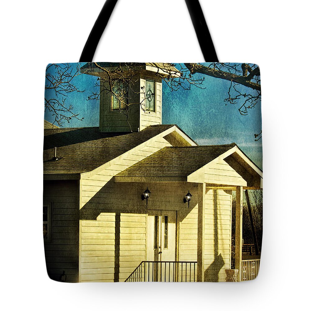 Church Tote Bag featuring the photograph Little Church by Joan Bertucci