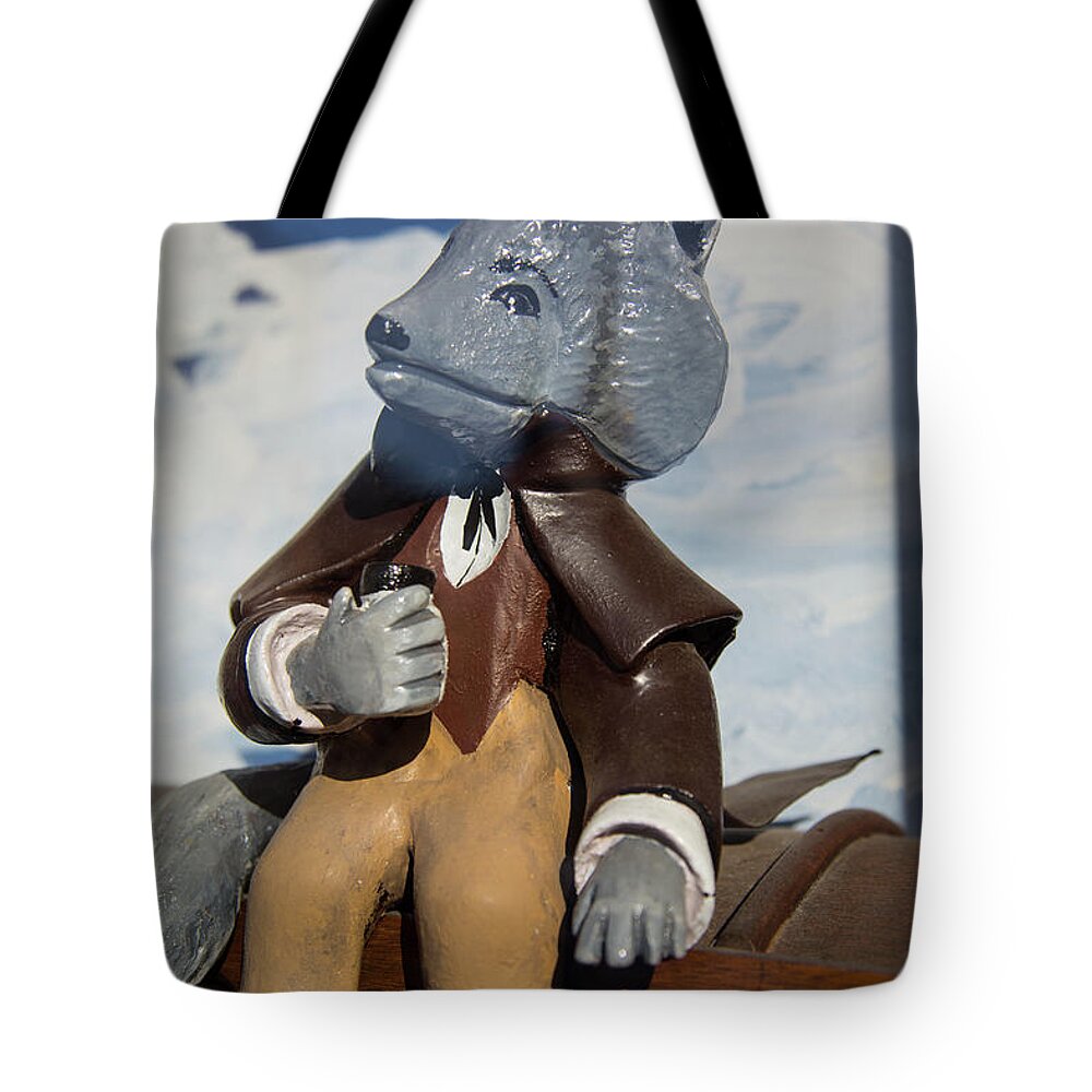 Fox Tote Bag featuring the photograph Little Fox by Allan Morrison