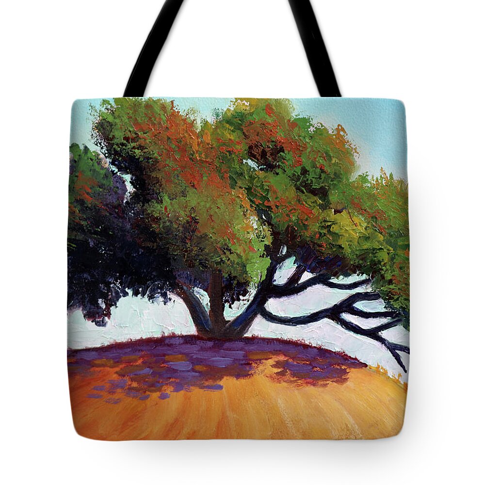 Tree Tote Bag featuring the painting Live Oak Tree by Kevin Hughes