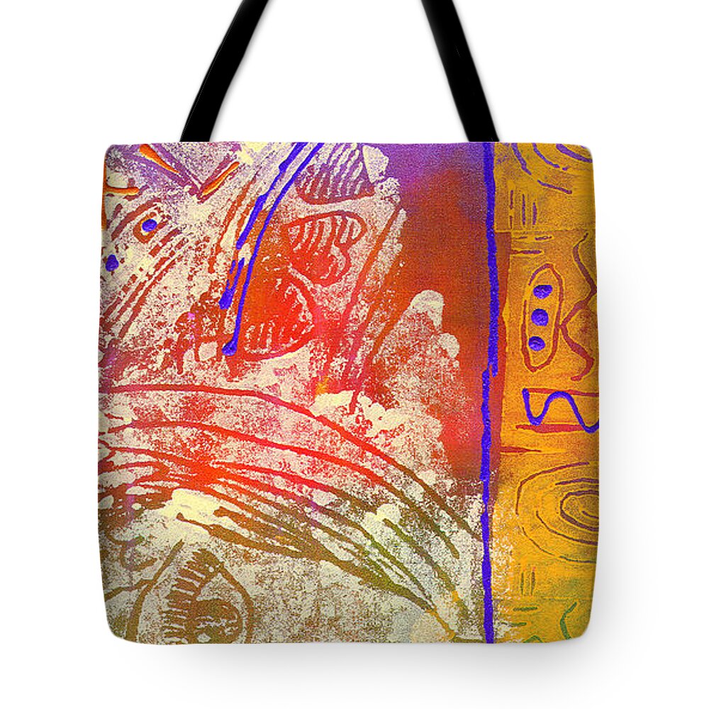 Life Tote Bag featuring the painting Live YOUR LIFE by Angela L Walker