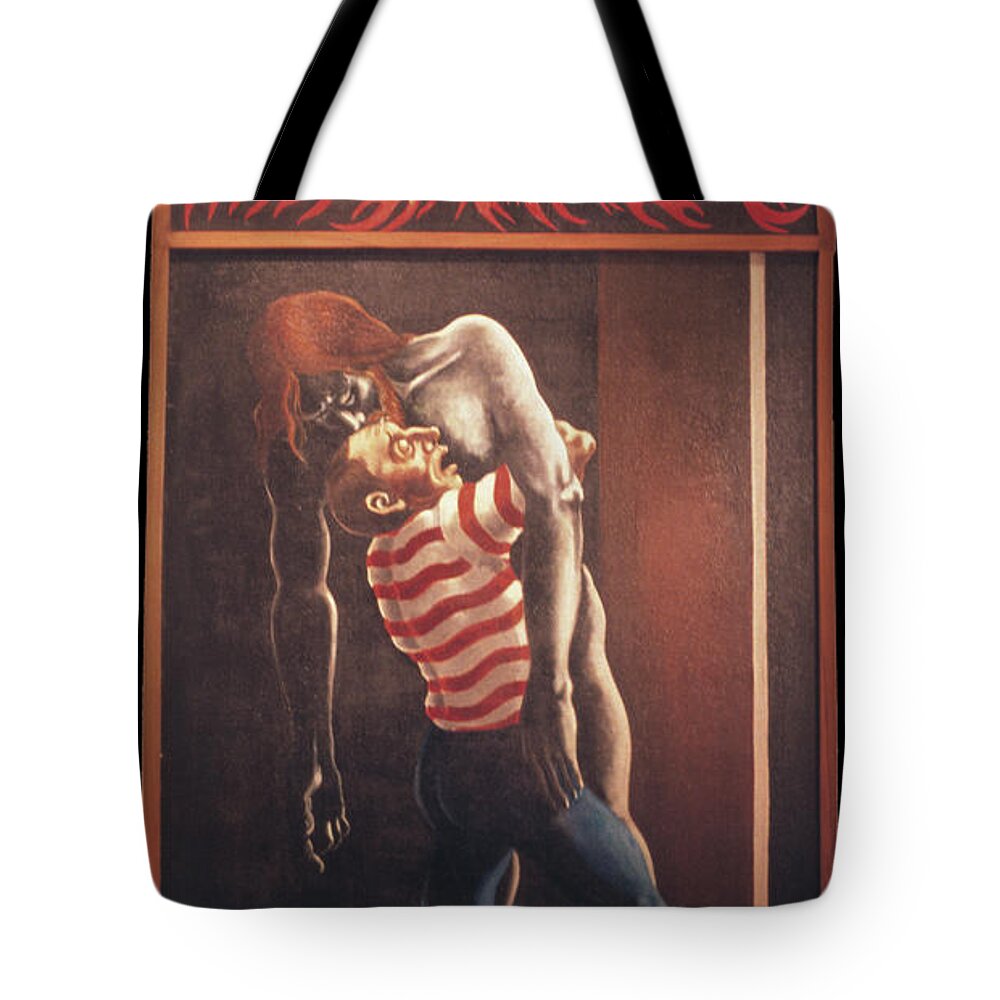 William Mcnichols Art Tote Bag featuring the painting Llego' Con Tres Heridas by William Hart McNichols