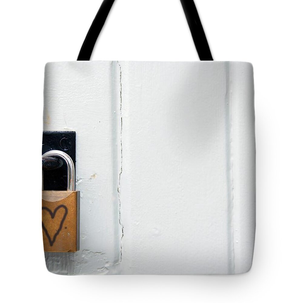 Love Tote Bag featuring the photograph Locked Love by Ruth Parsons