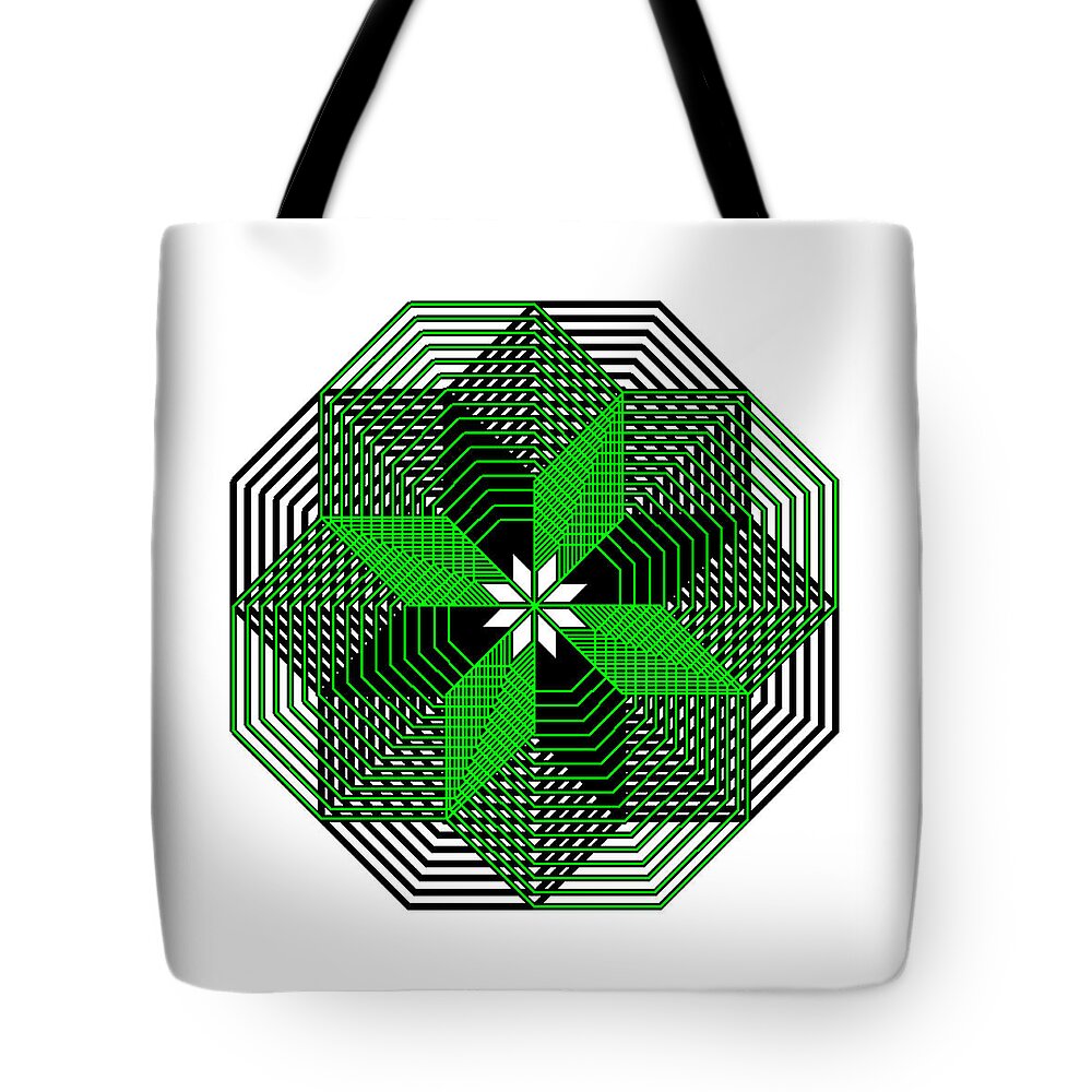  Tote Bag featuring the digital art LOGO_06a by Robert Krawczyk