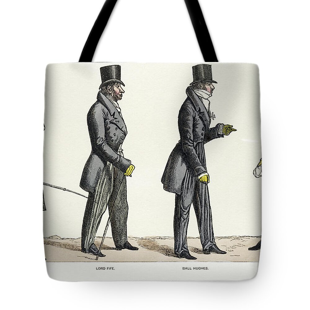 1800s Tote Bag featuring the drawing LONDON, c1816. by Granger