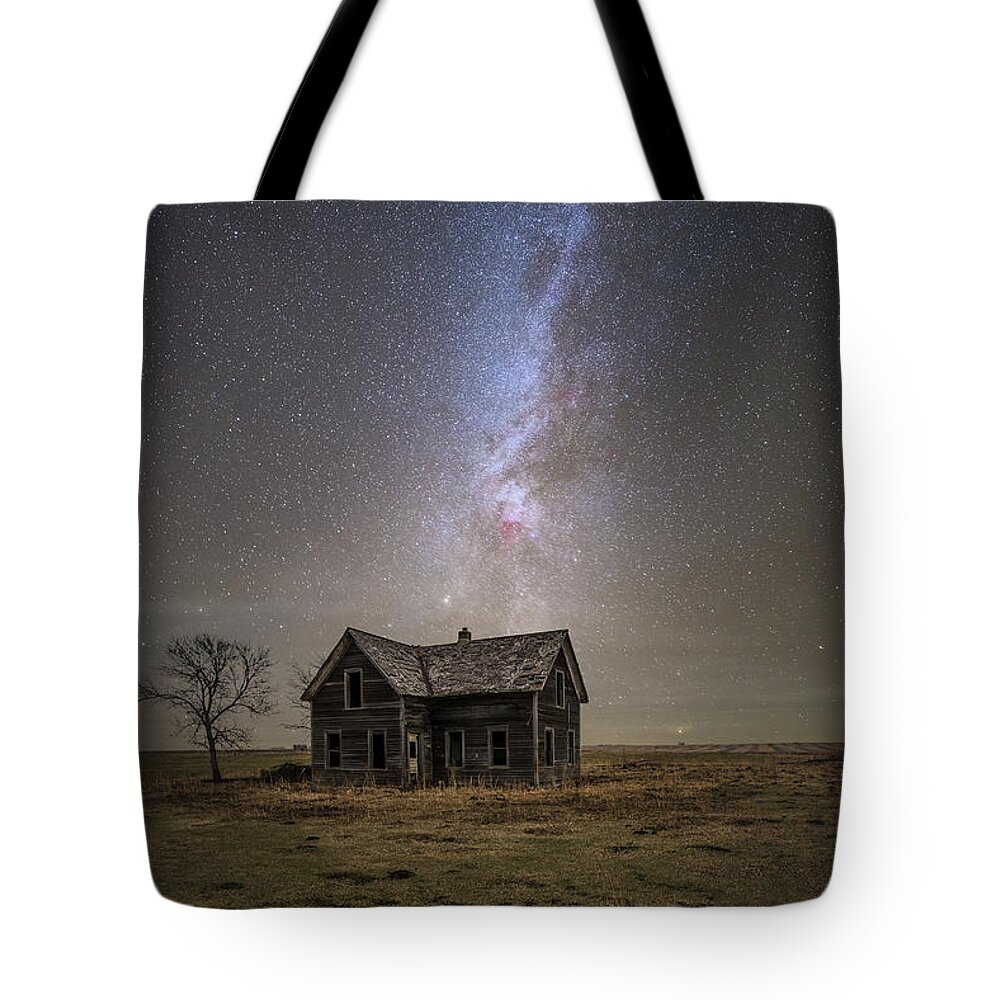 Abandoned Tote Bag featuring the photograph Lonely House by Aaron J Groen