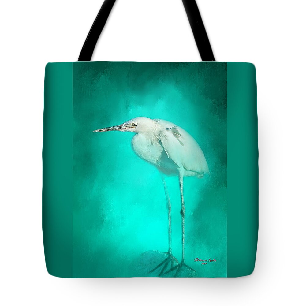 Bird Tote Bag featuring the photograph Long Legs by Marvin Spates