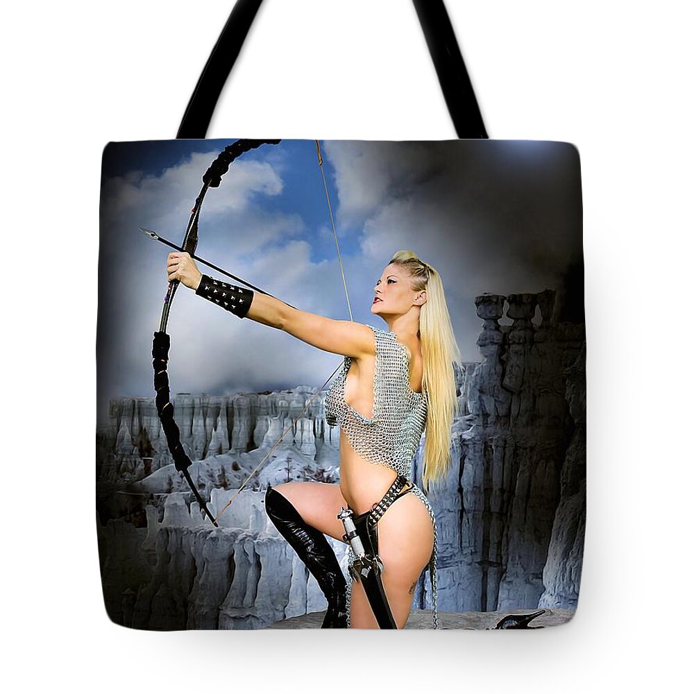 Fantasy Tote Bag featuring the photograph Long Shot by Jon Volden