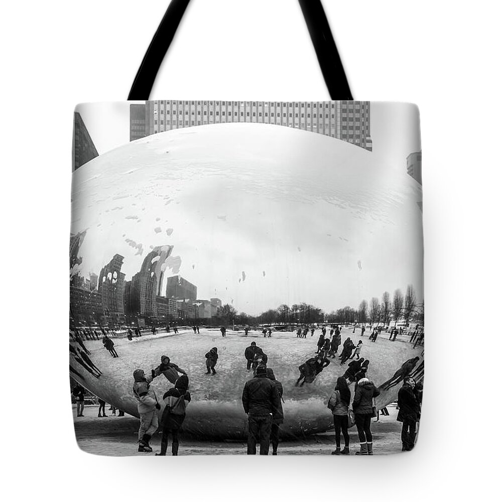 Usa Tote Bag featuring the photograph Look into the Eye by Framing Places